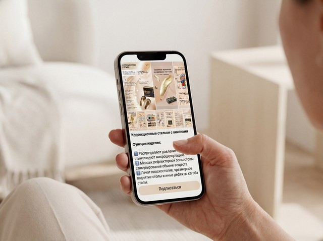 Превью канала о стельках